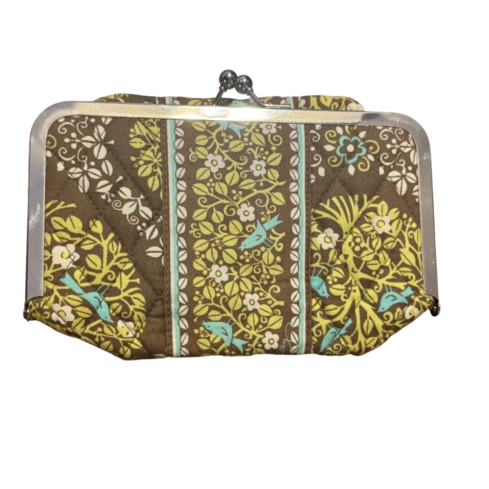 Vera Bradley Kisslock‎ Clutch Wallet Retired "Sittin' in a Tree" Pattern